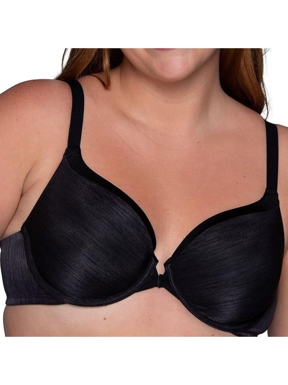 🩷🩷Vanity Fair Illumination Front-Closure 3-Way Convertible Bra Black 34D